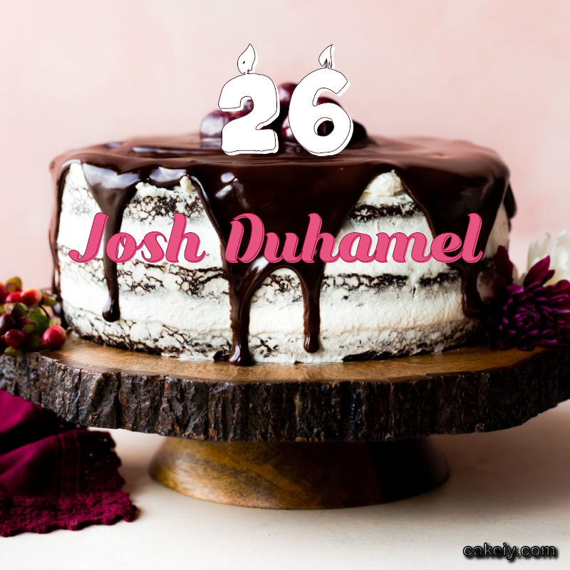 Chocolate cake black forest for Josh Duhamel