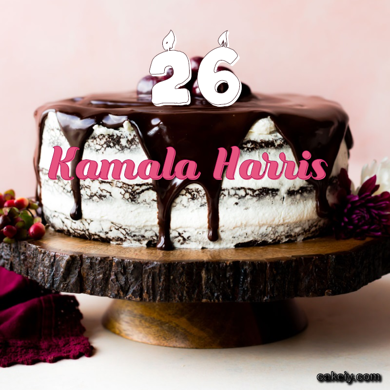 Chocolate cake black forest for Kamala Harris