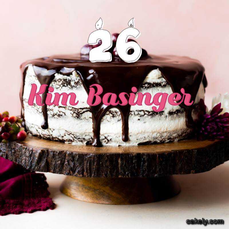 Chocolate cake black forest for Kim Basinger
