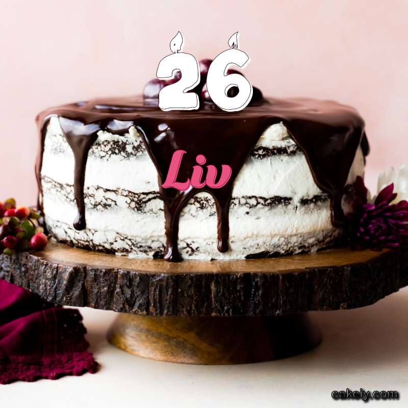 Chocolate cake black forest for Liv