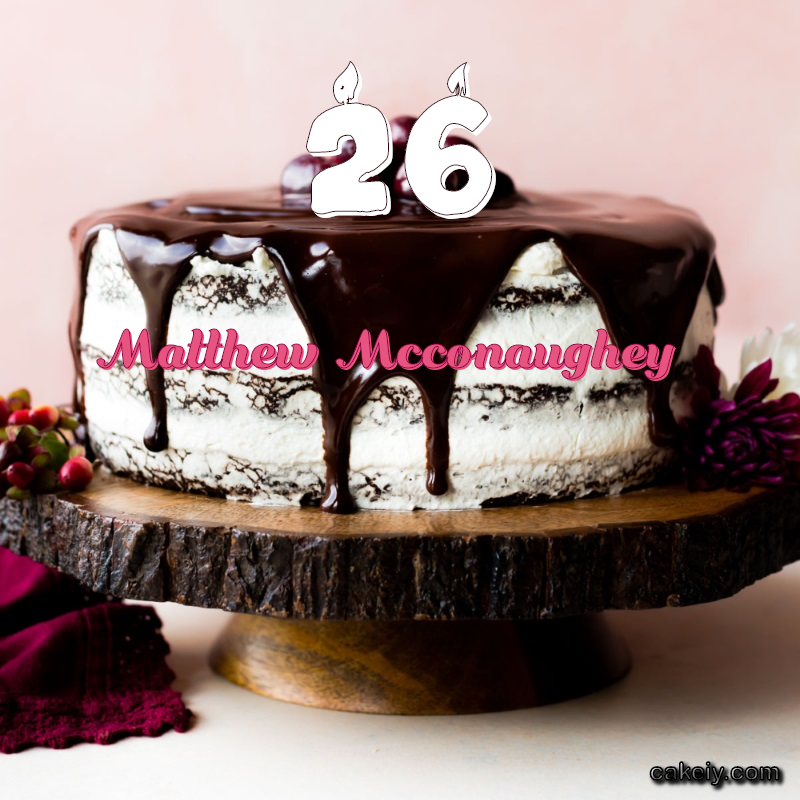 Chocolate cake black forest for Matthew Mcconaughey