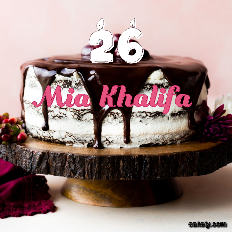 Chocolate cake black forest for Mia Khalifa