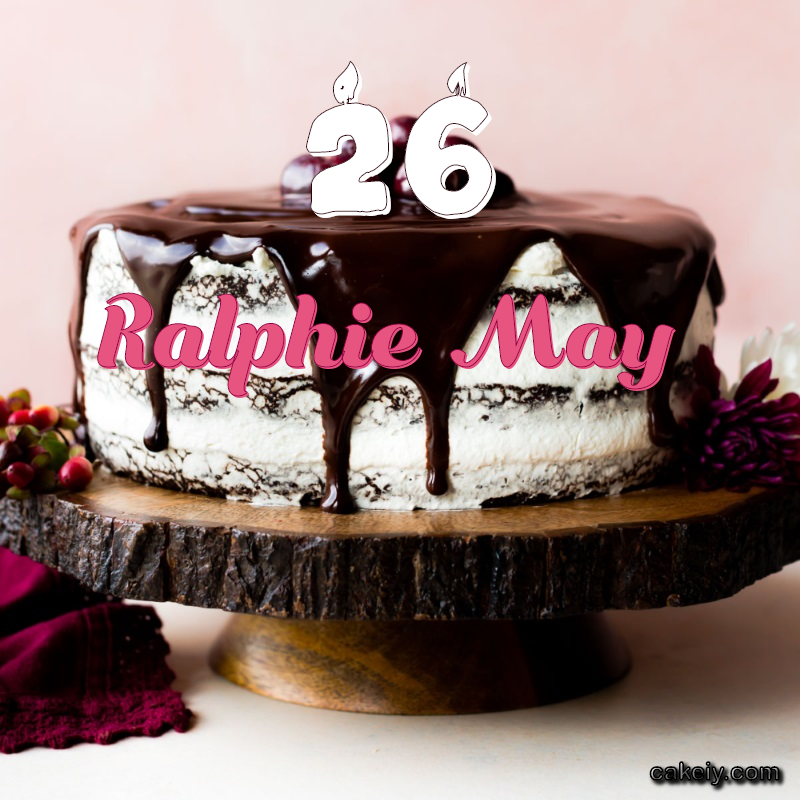Chocolate cake black forest for Ralphie May