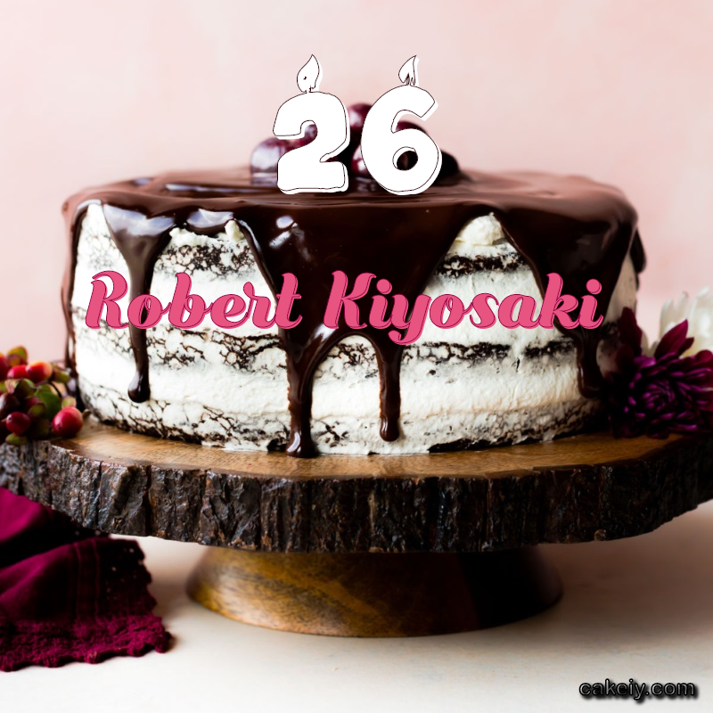 Chocolate cake black forest for Robert Kiyosaki