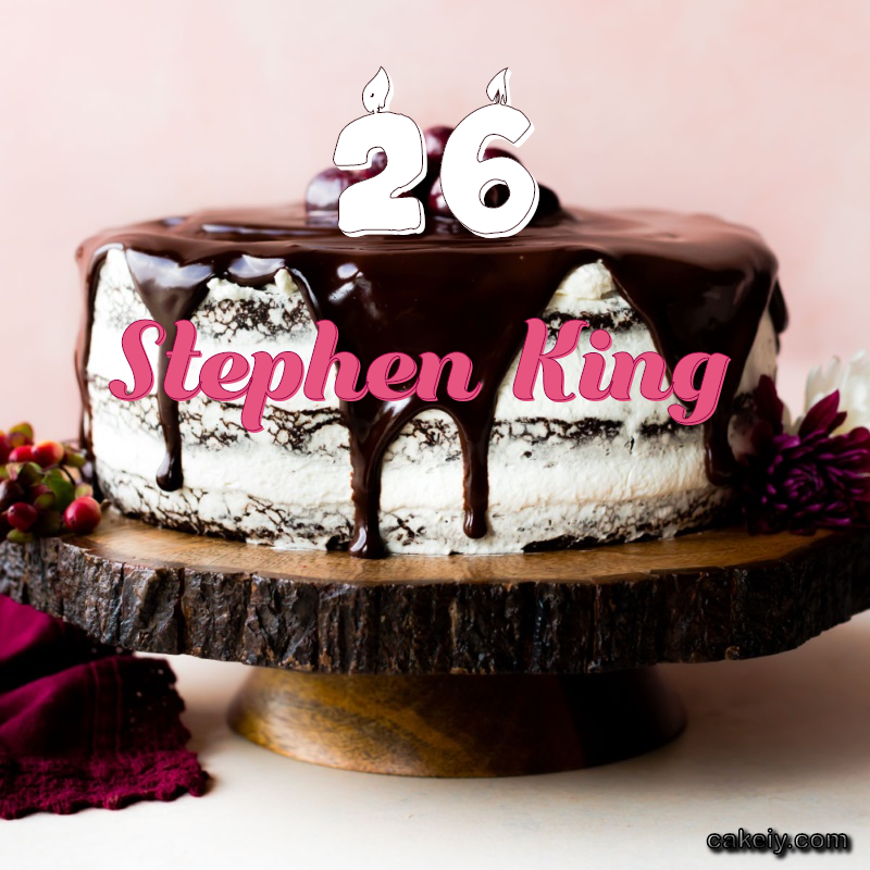 Chocolate cake black forest for Stephen King