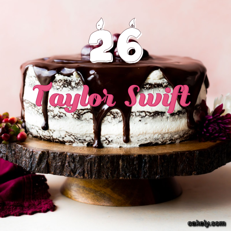 Chocolate cake black forest for Taylor Swift