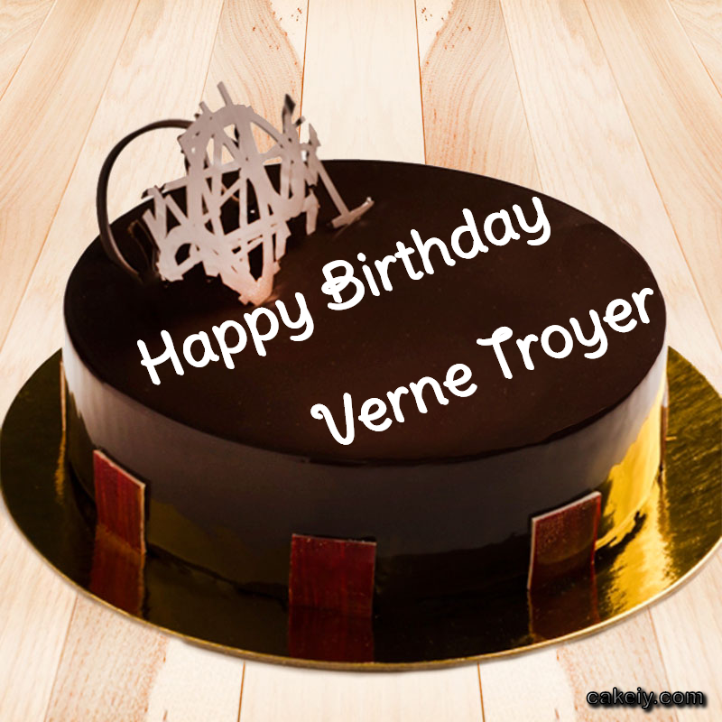 Round Chocolate Cake for Verne Troyer p