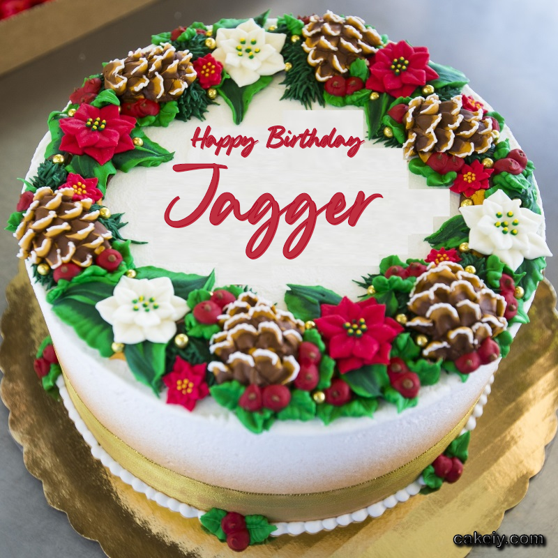 Christmas Wreath Cake for Jagger