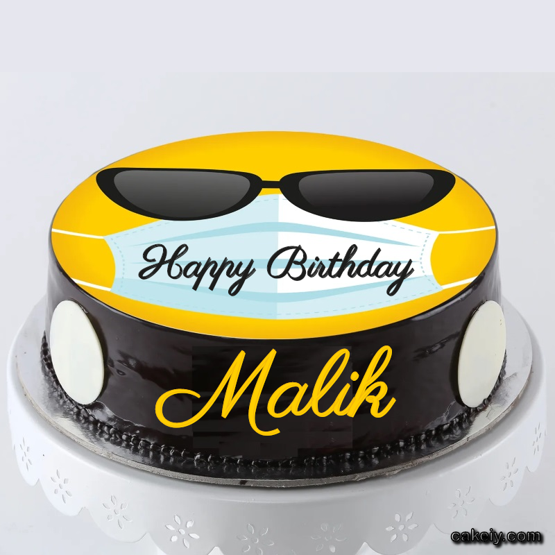 Doctor Mask Emoji Cake for Malik