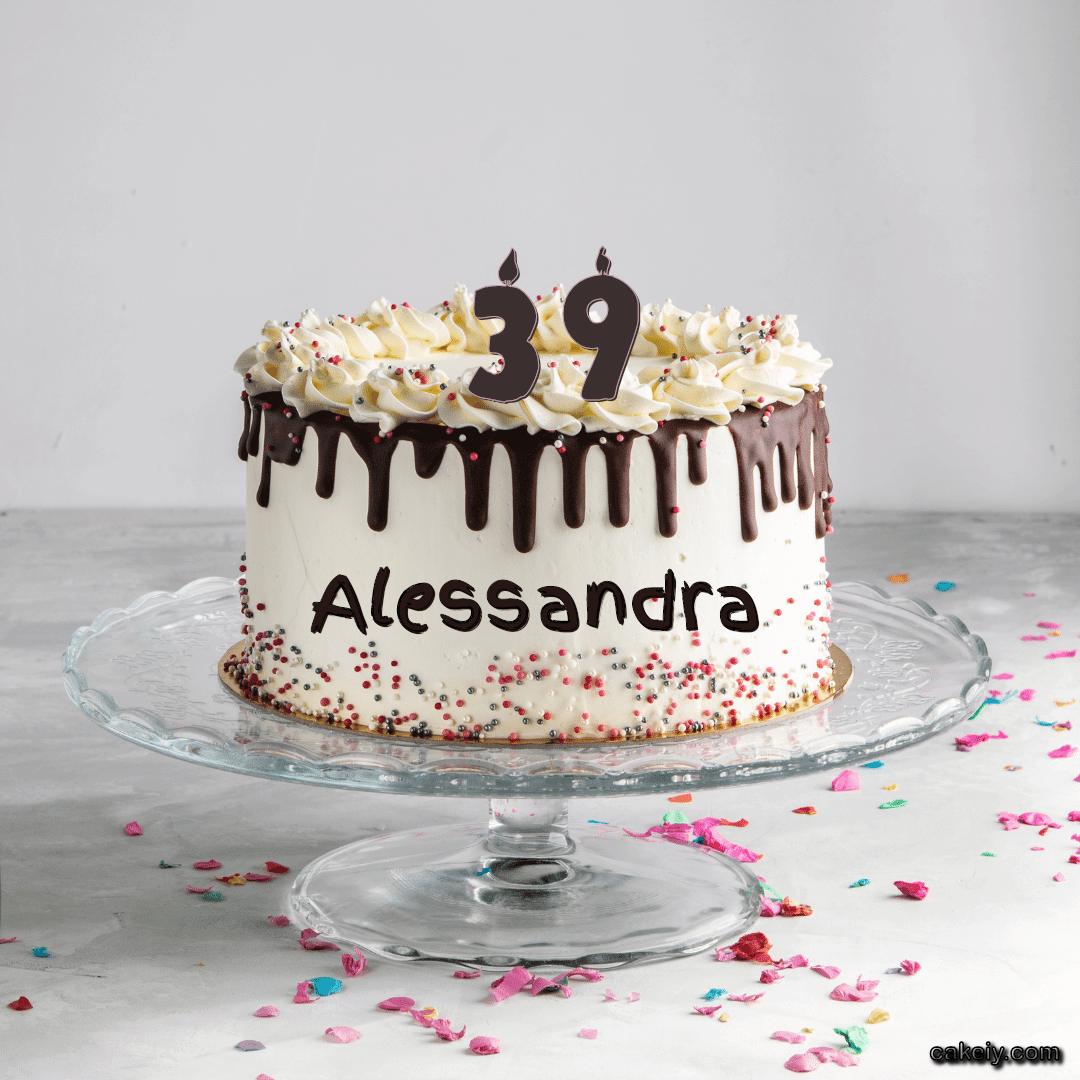 Creamy Choco Cake for Alessandra