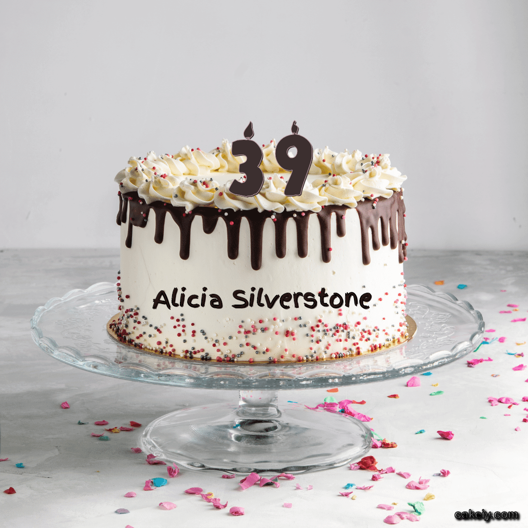 Creamy Choco Cake for Alicia Silverstone