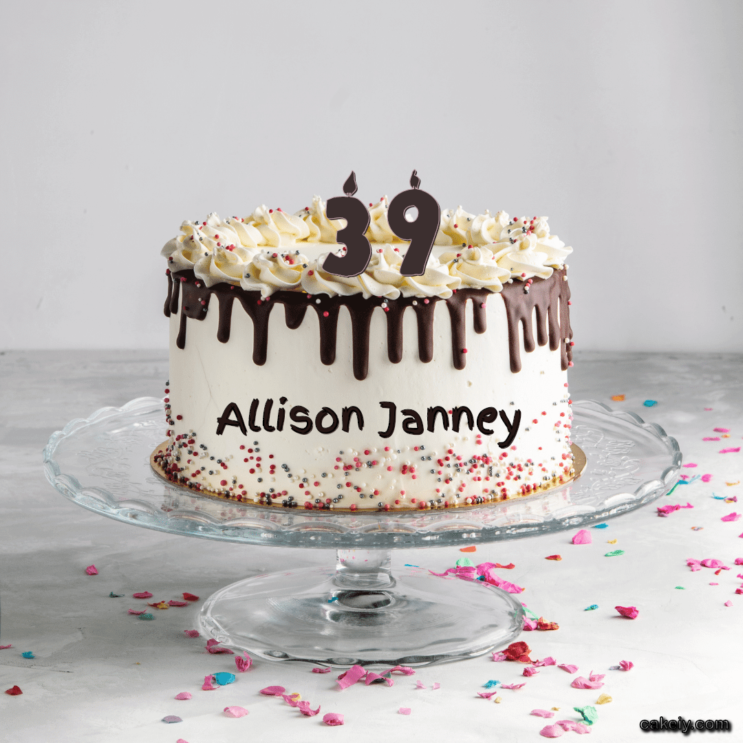 Creamy Choco Cake for Allison Janney