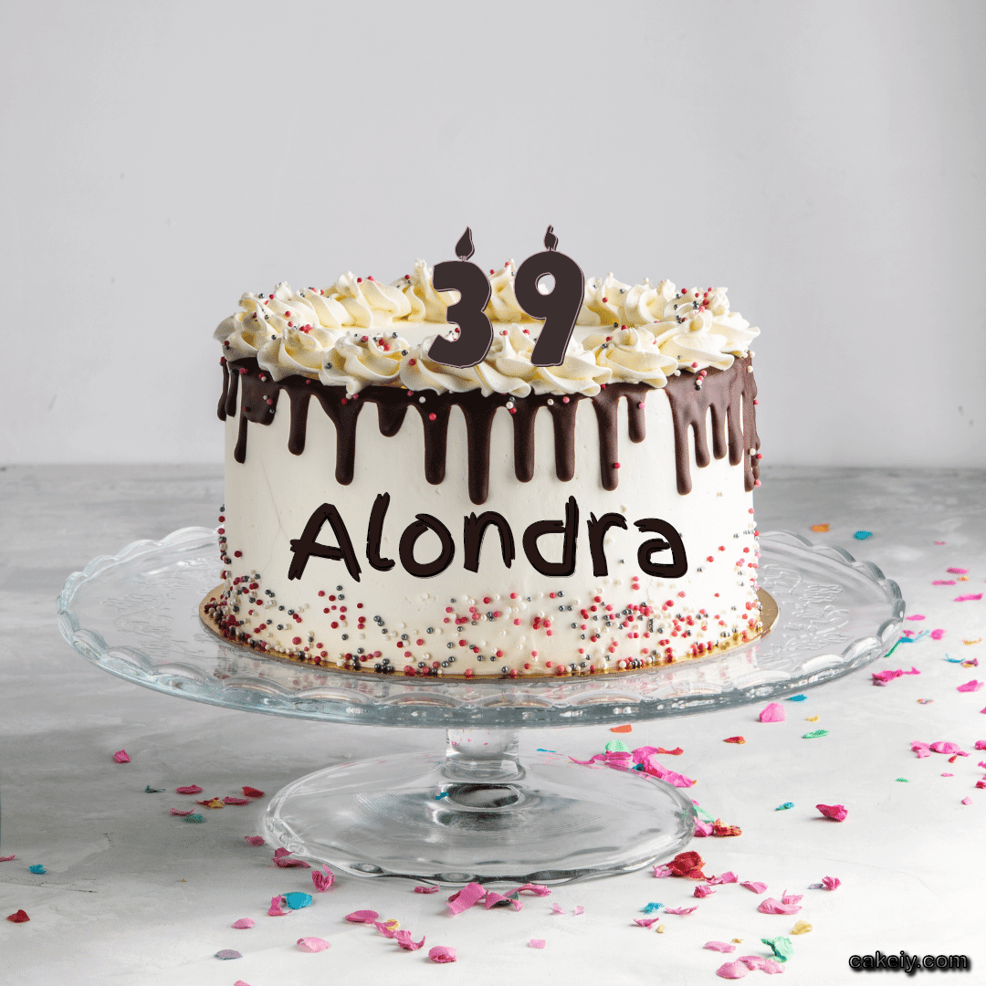Creamy Choco Cake for Alondra