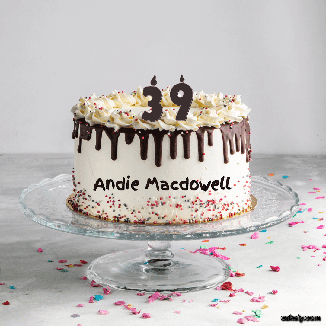 Creamy Choco Cake for Andie Macdowell