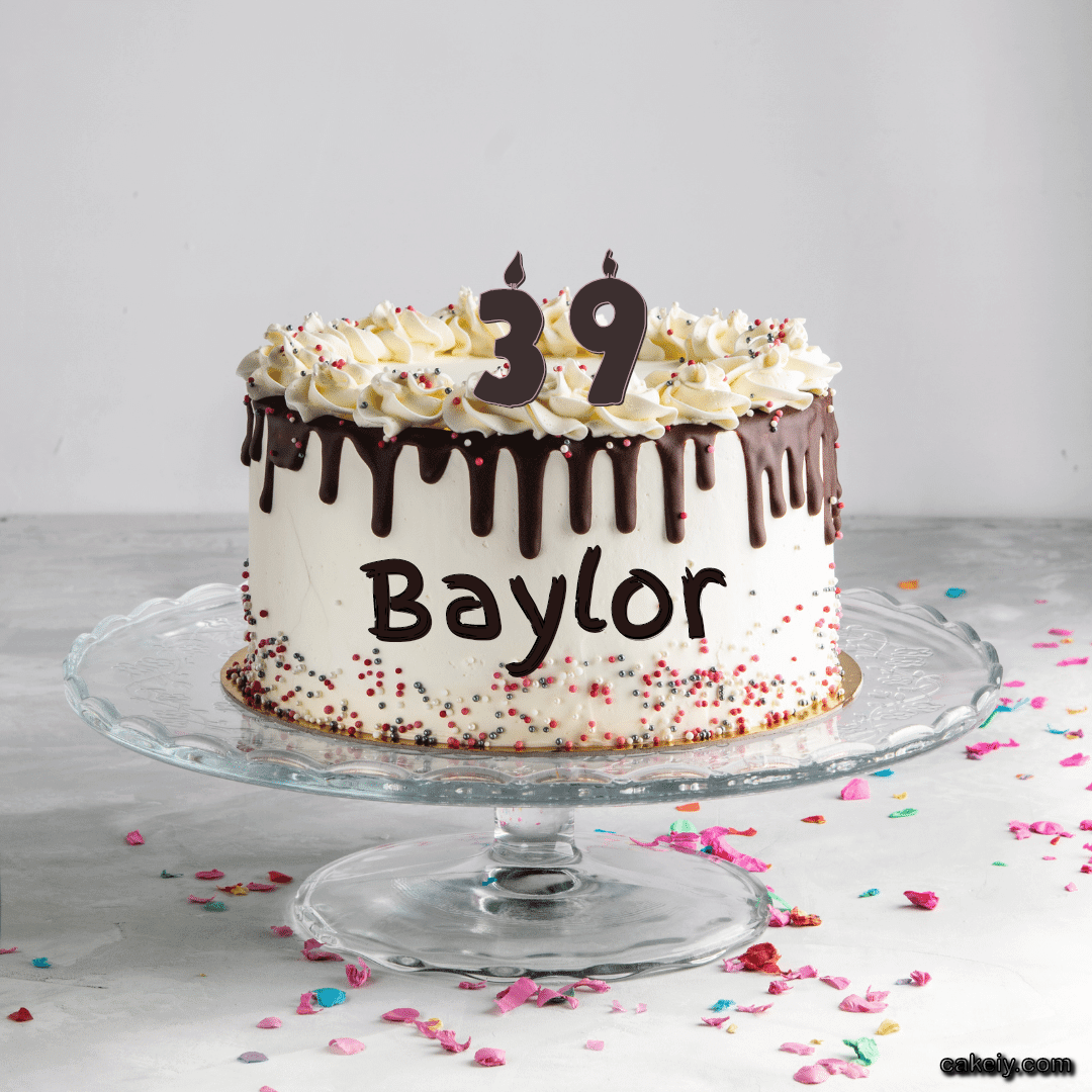 Creamy Choco Cake for Baylor