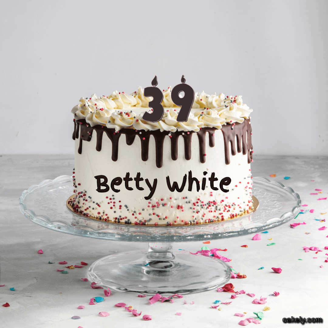 Creamy Choco Cake for Betty White