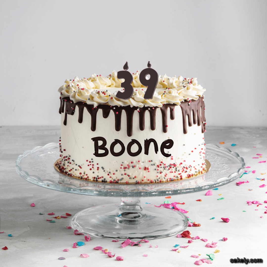 Creamy Choco Cake for Boone