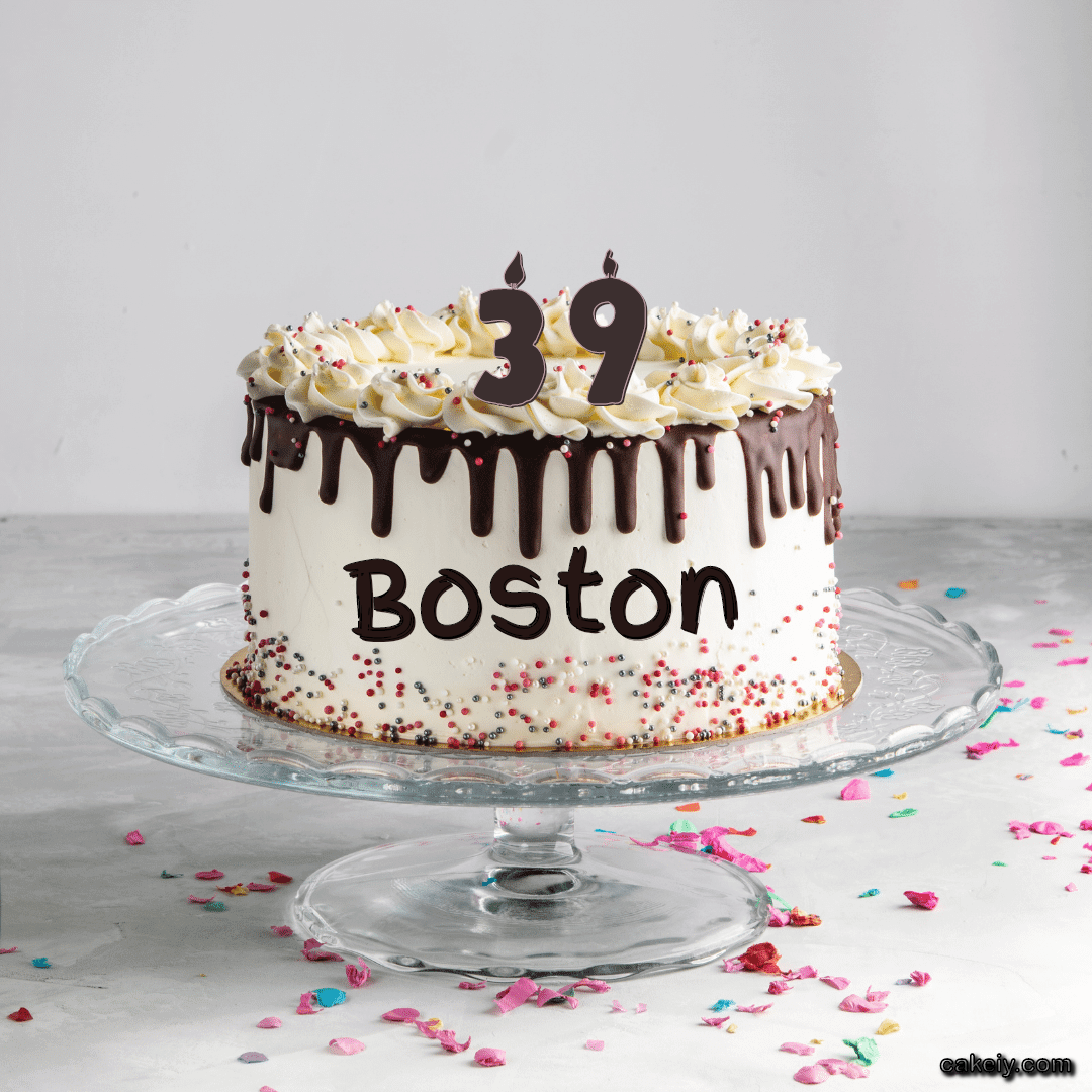Creamy Choco Cake for Boston