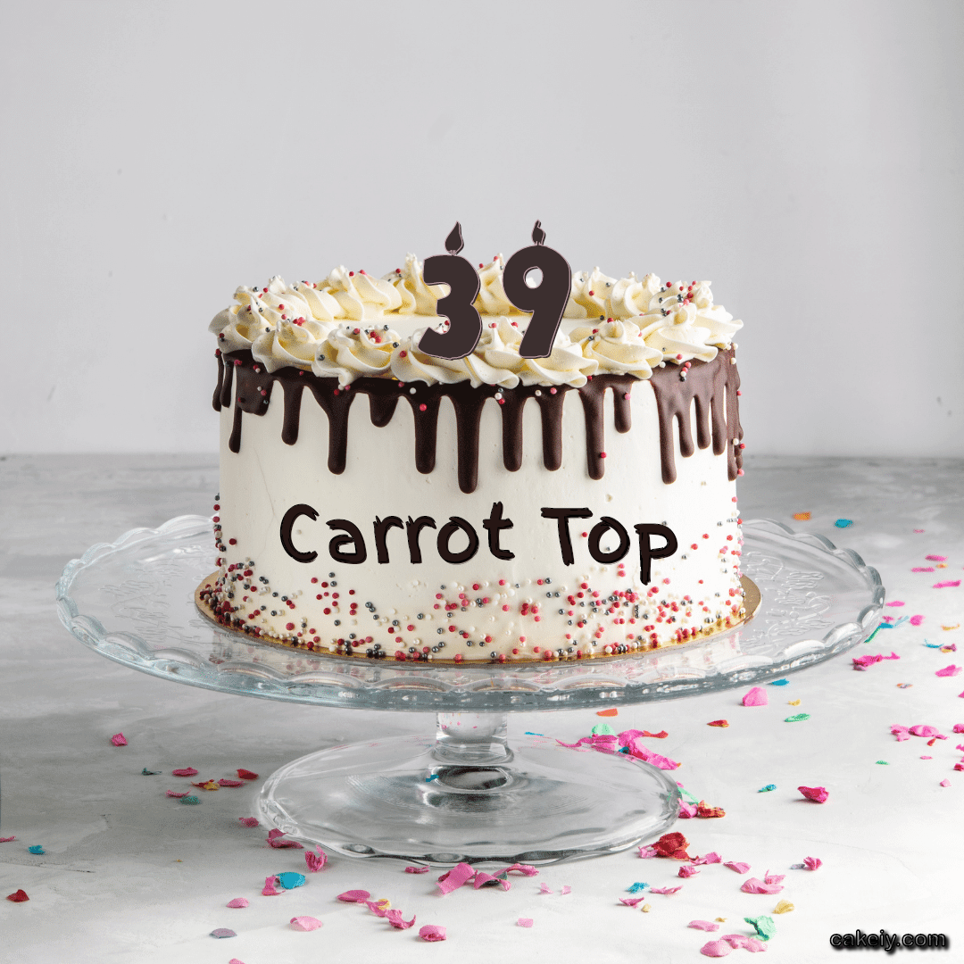 Creamy Choco Cake for Carrot Top