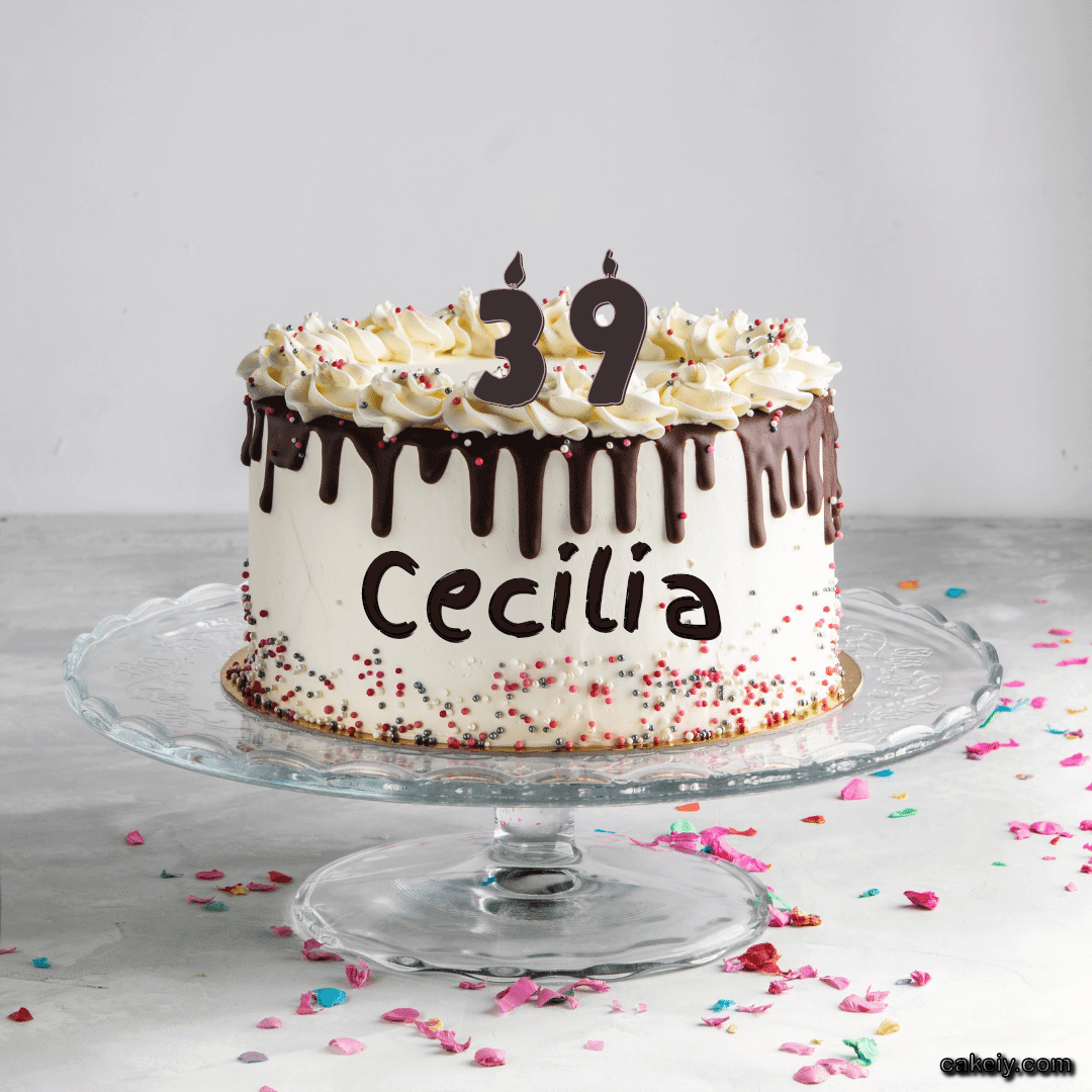 Creamy Choco Cake for Cecilia