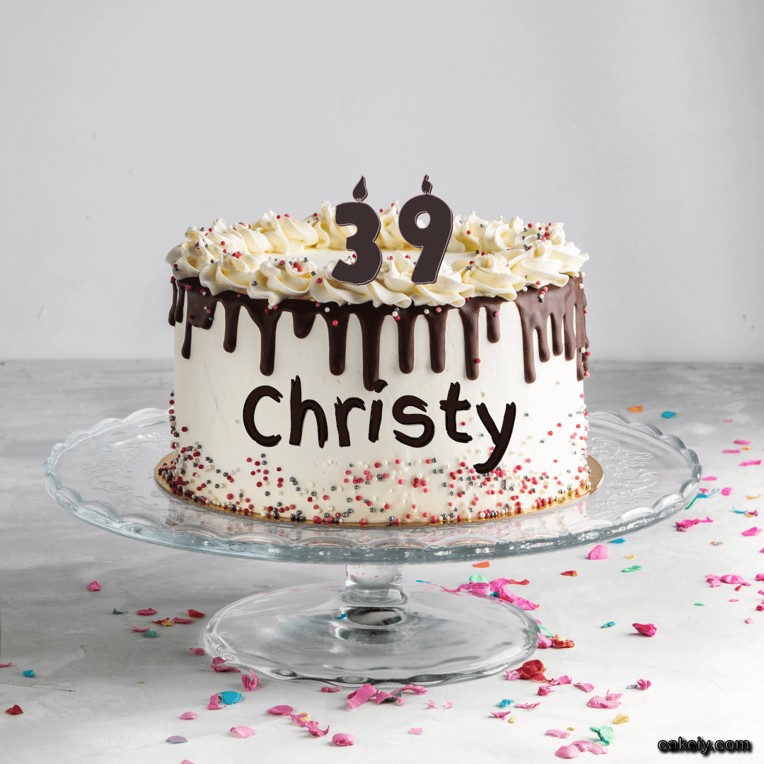 Creamy Choco Cake for Christy