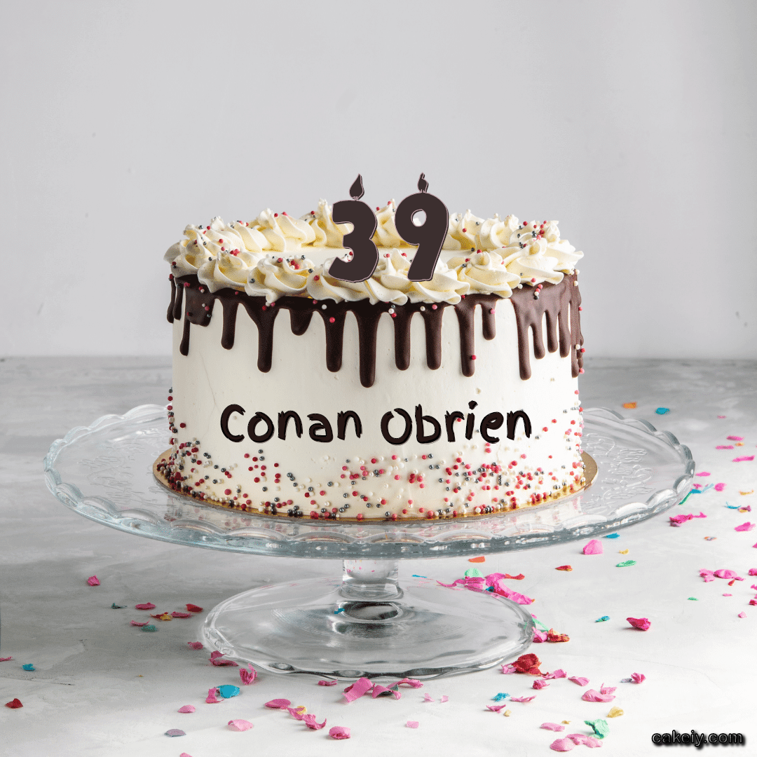 Creamy Choco Cake for Conan Obrien
