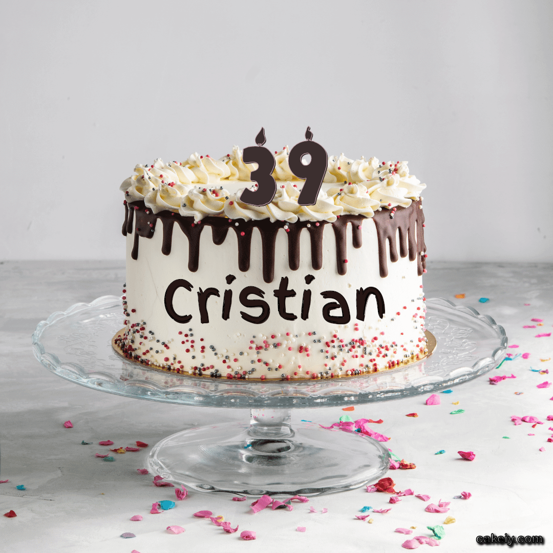 Creamy Choco Cake for Cristian