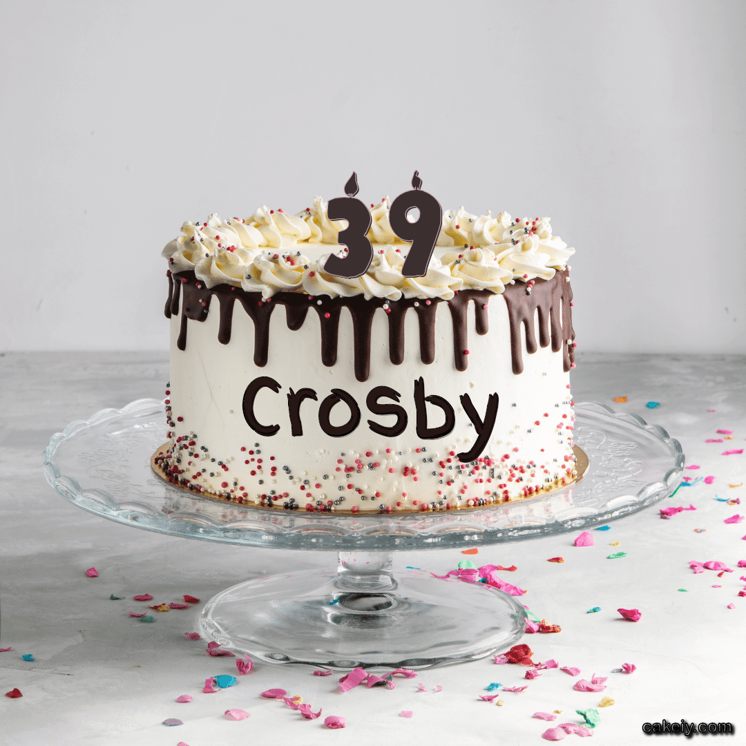 Creamy Choco Cake for Crosby