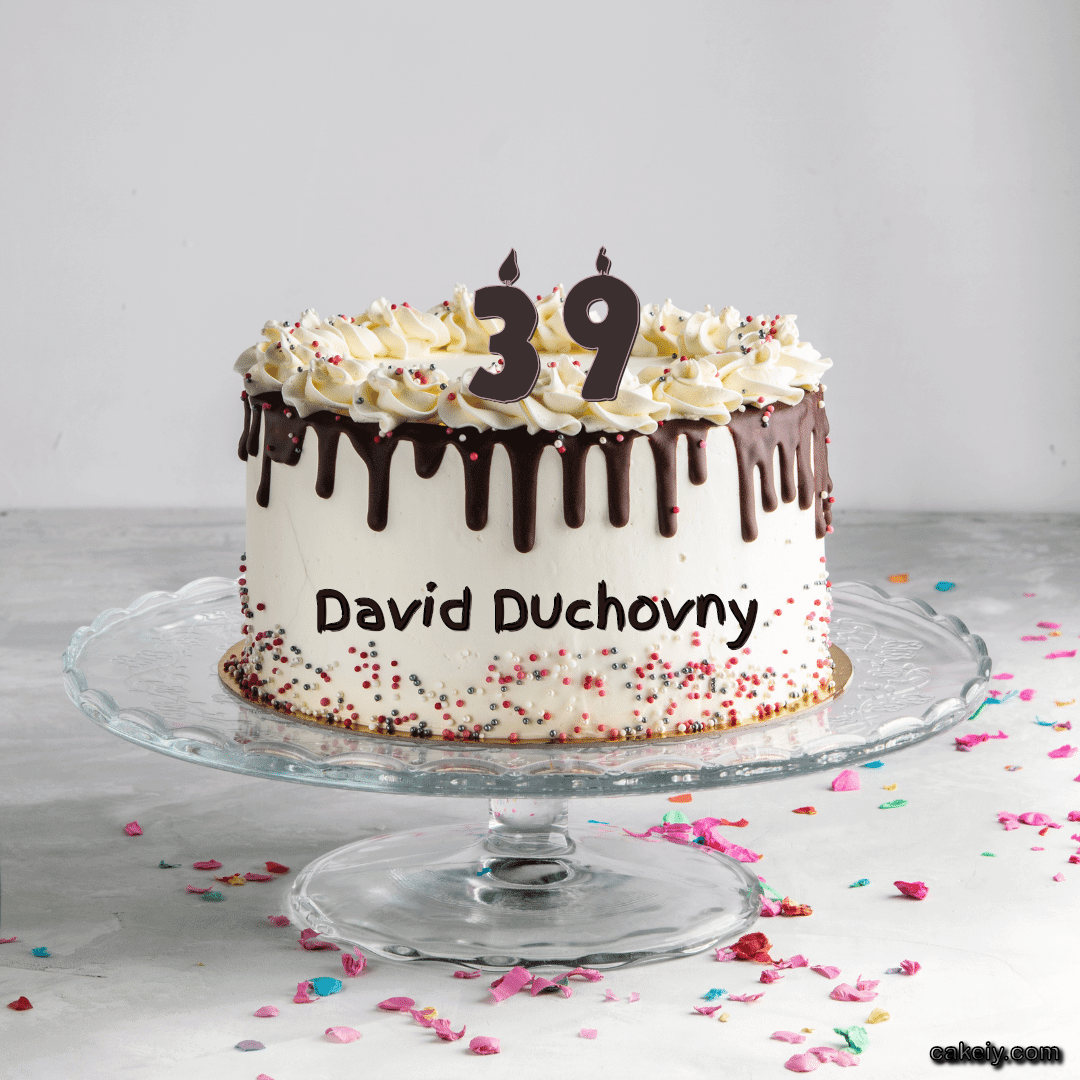 Creamy Choco Cake for David Duchovny