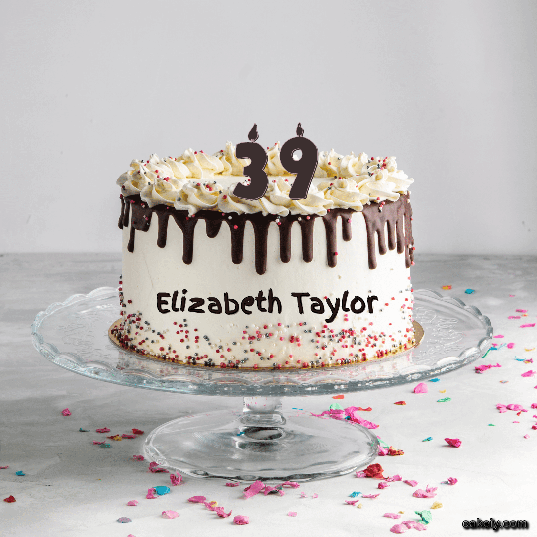 Creamy Choco Cake for Elizabeth Taylor