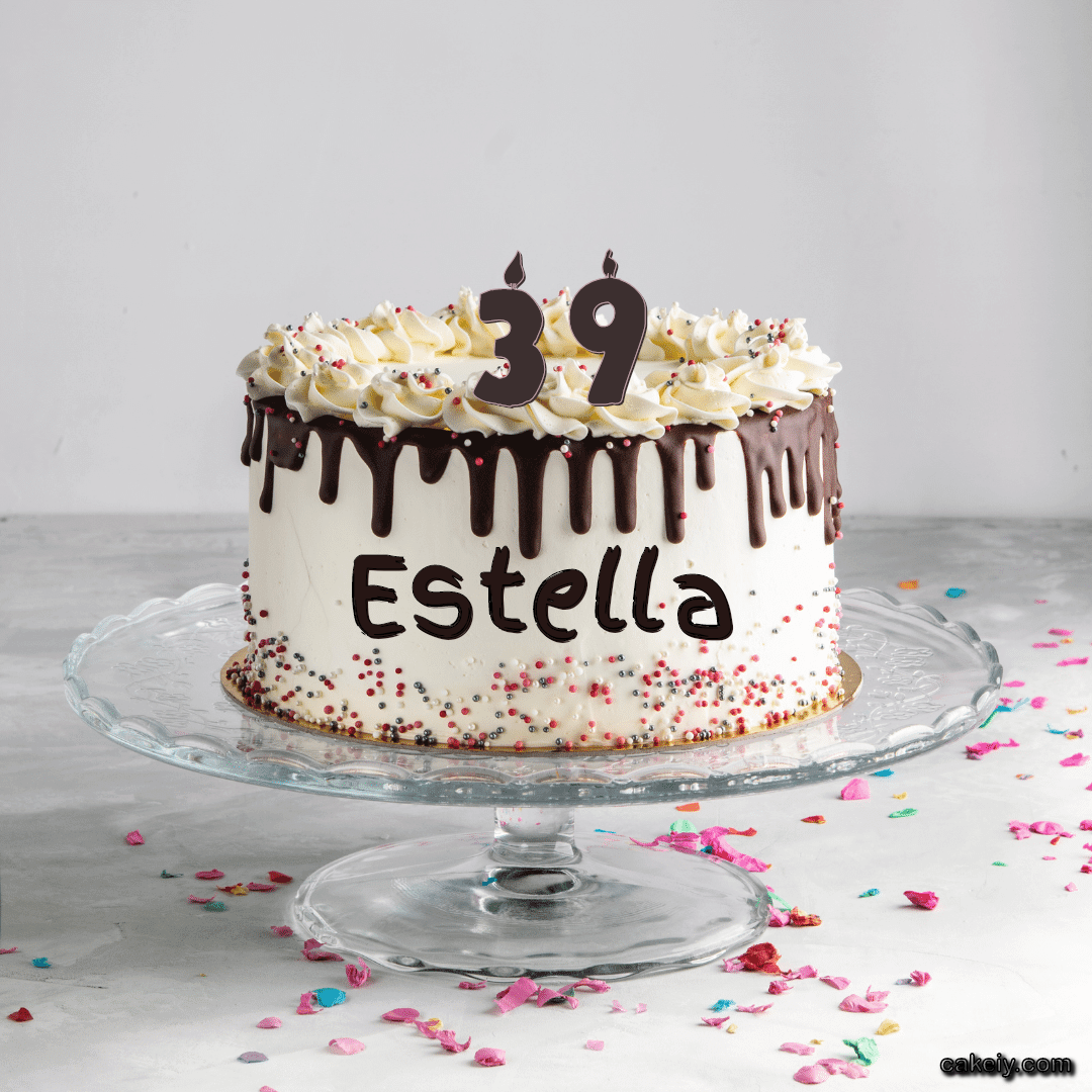 Creamy Choco Cake for Estella