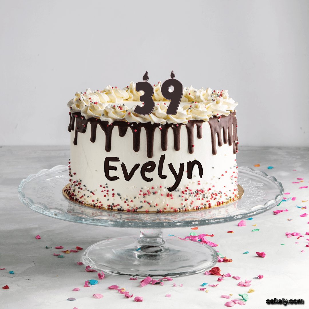 Creamy Choco Cake for Evelyn