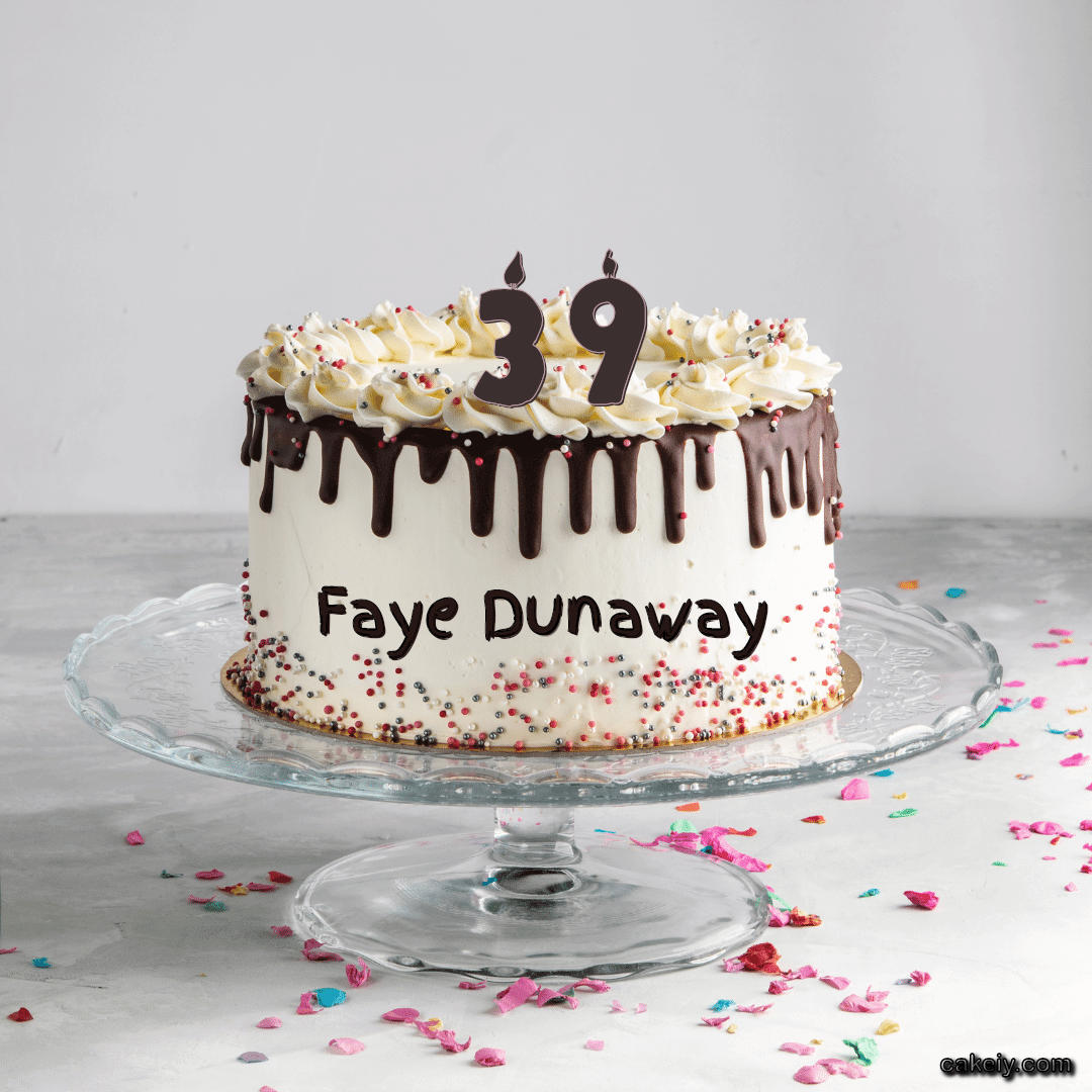 Creamy Choco Cake for Faye Dunaway