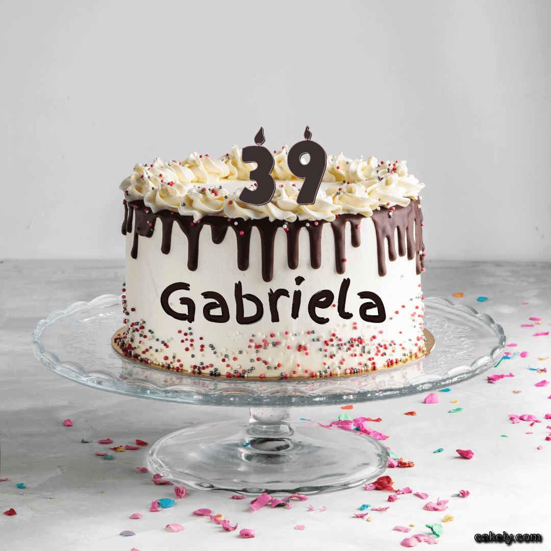 Creamy Choco Cake for Gabriela