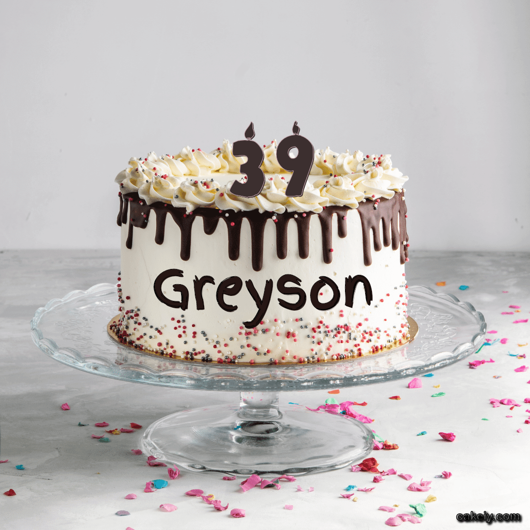 Creamy Choco Cake for Greyson