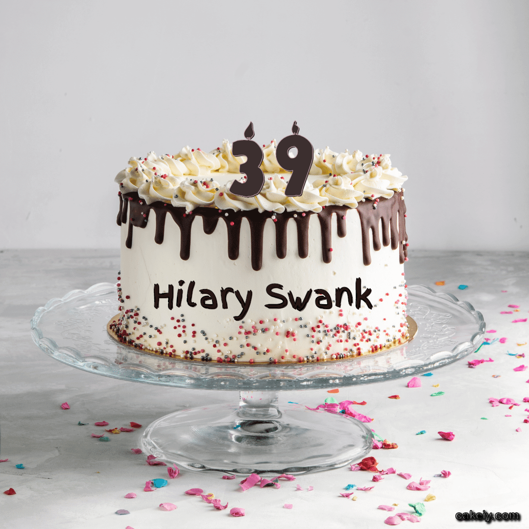 Creamy Choco Cake for Hilary Swank