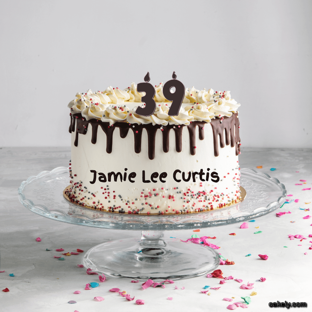 Creamy Choco Cake for Jamie Lee Curtis