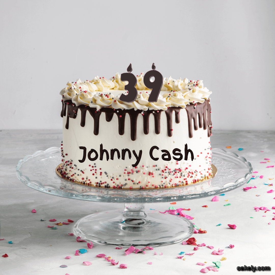 Creamy Choco Cake for Johnny Cash