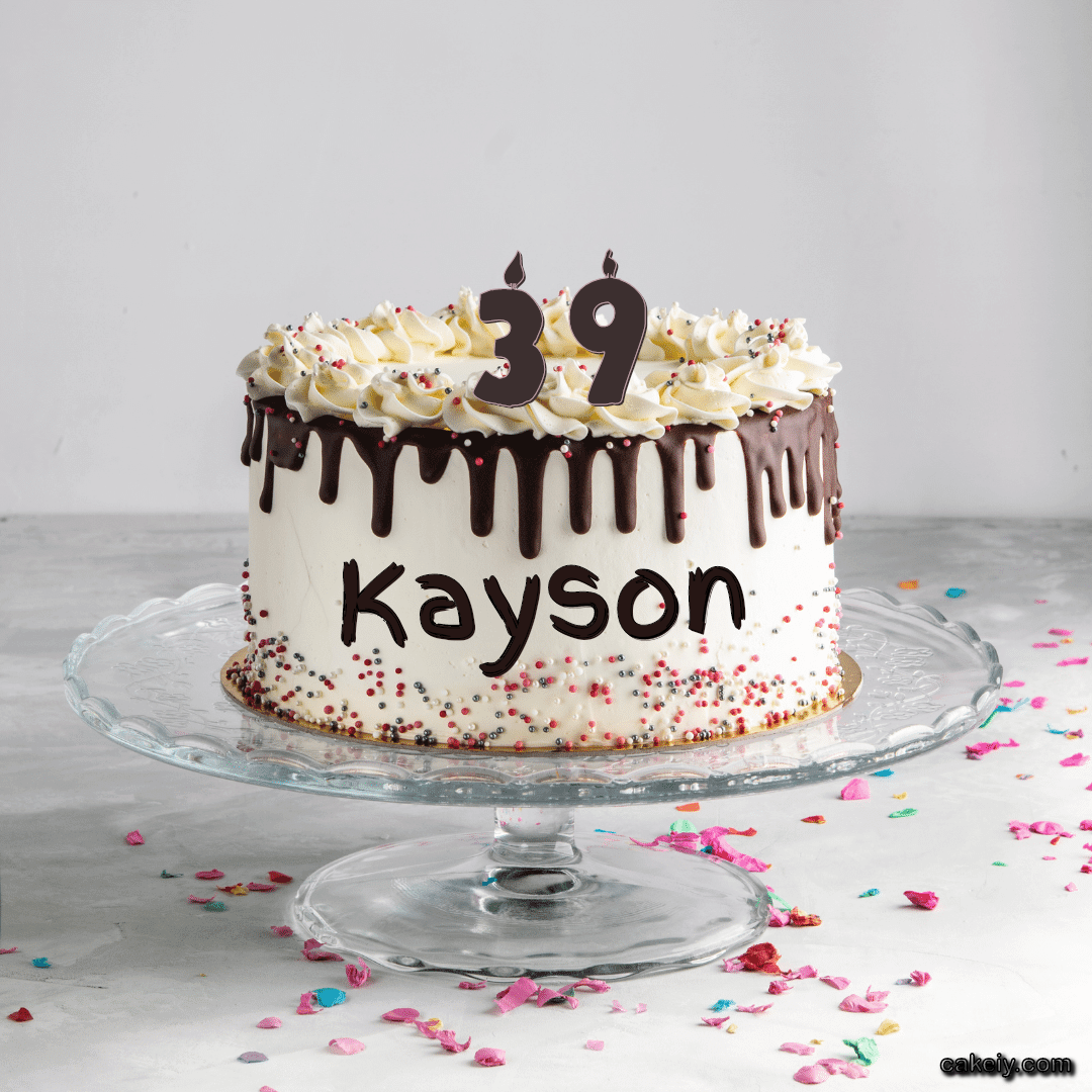 Creamy Choco Cake for Kayson
