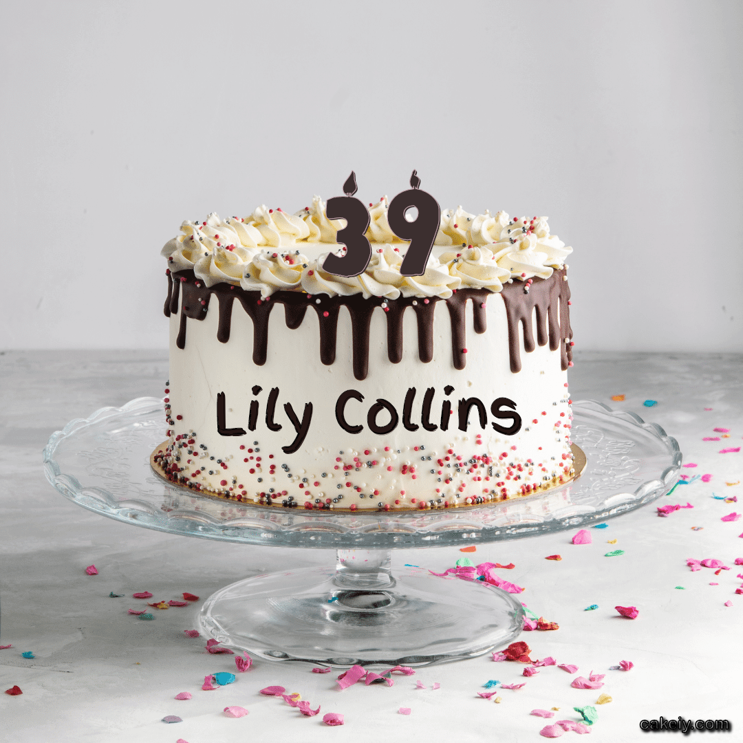 Creamy Choco Cake for Lily Collins