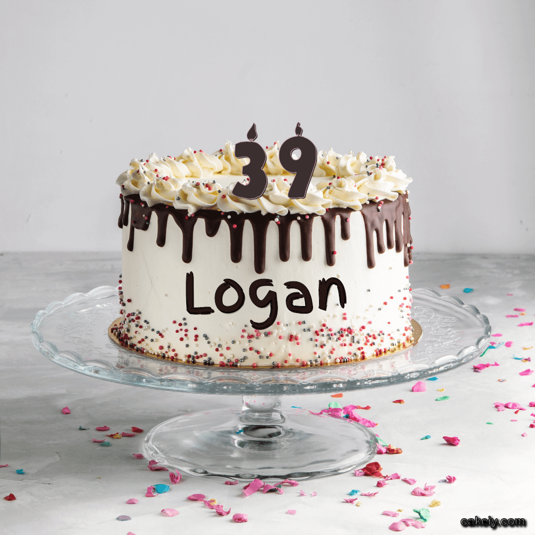 Creamy Choco Cake for Logan
