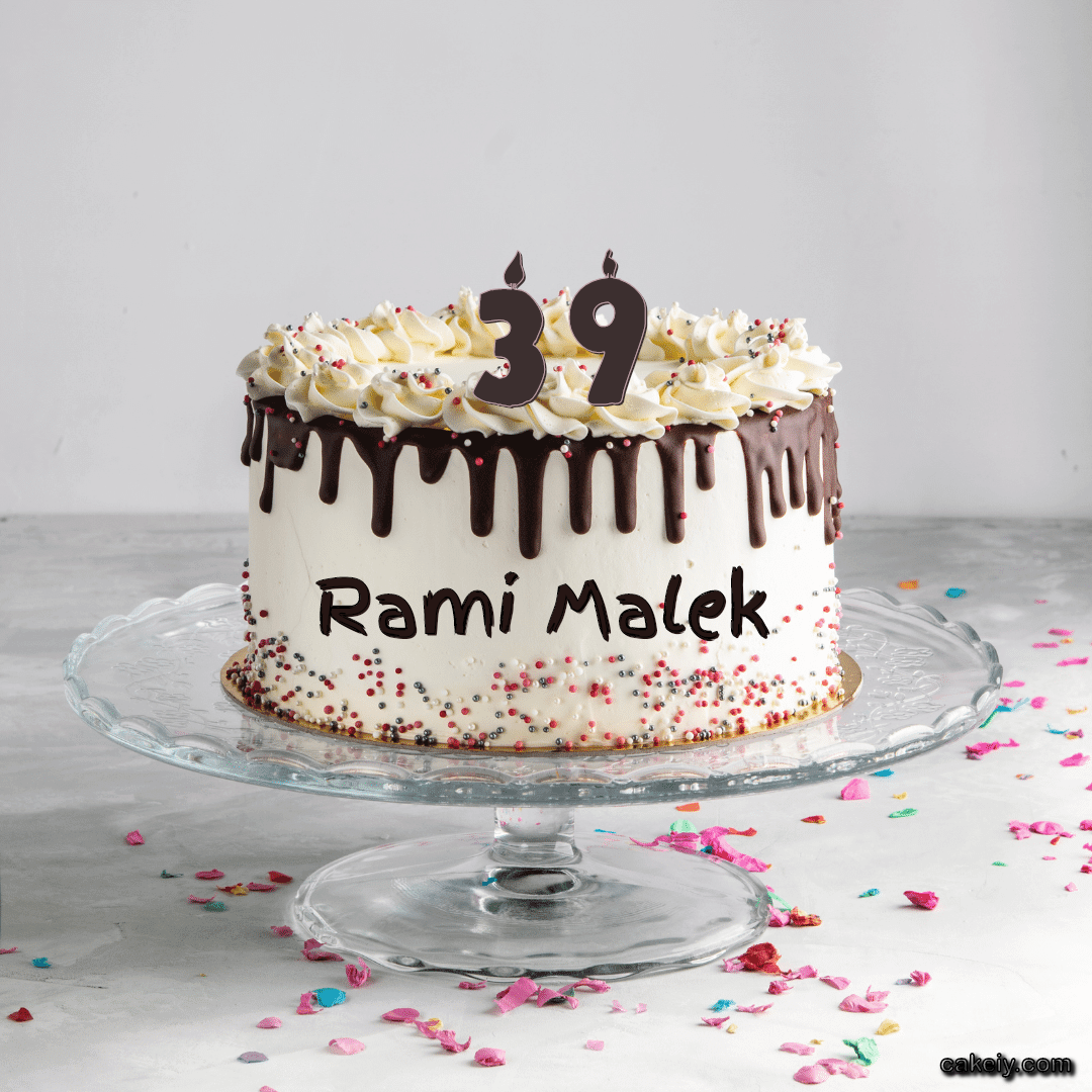 Creamy Choco Cake for Rami Malek