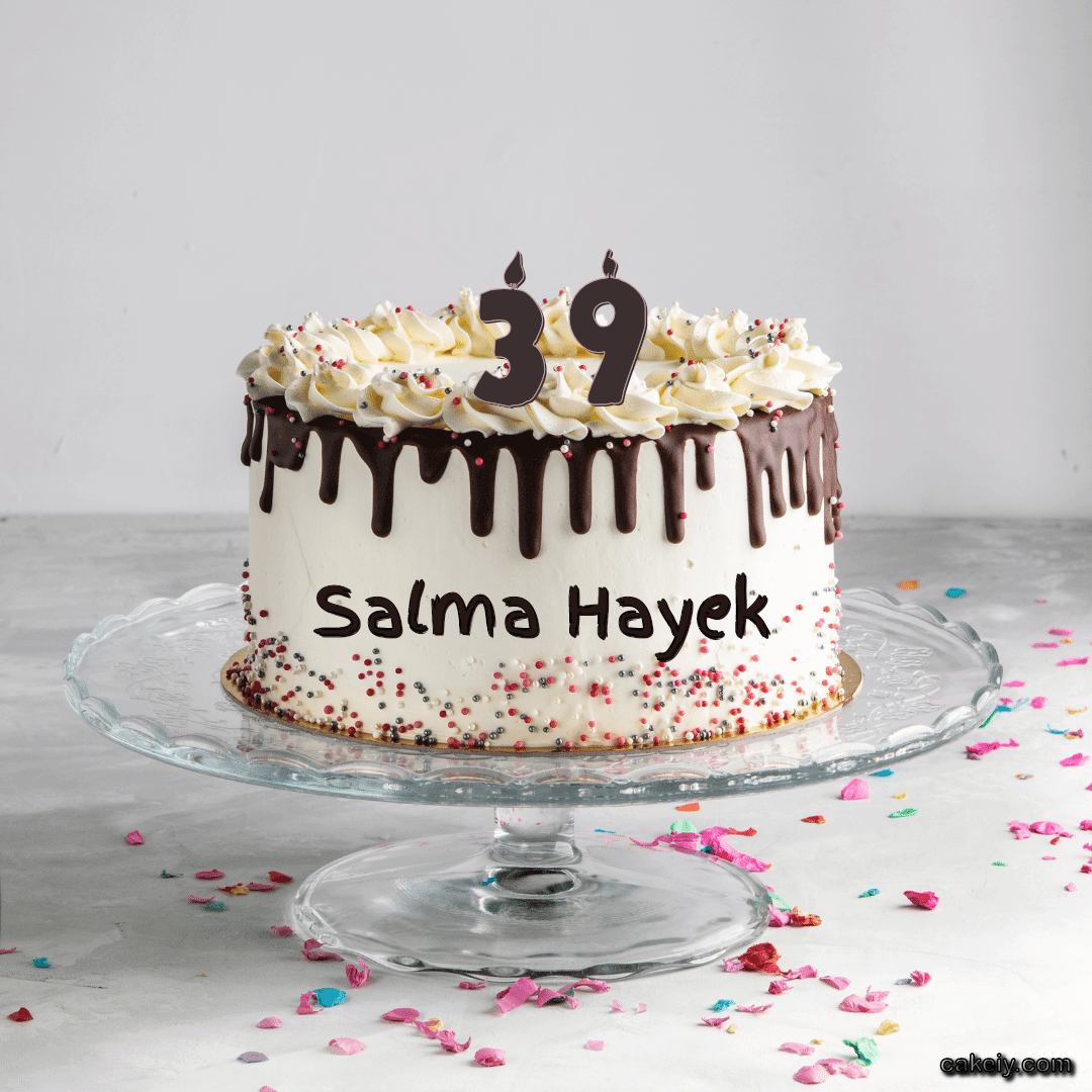 Creamy Choco Cake for Salma Hayek