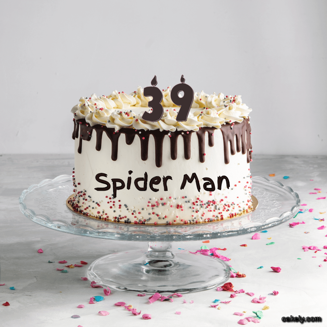 Creamy Choco Cake for Spider Man