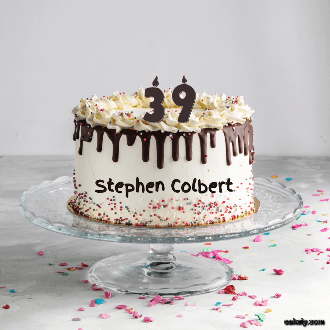 Creamy Choco Cake for Stephen Colbert
