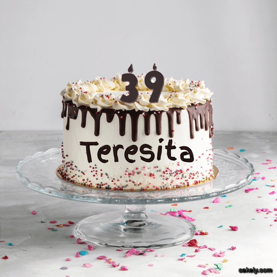 Creamy Choco Cake for Teresita