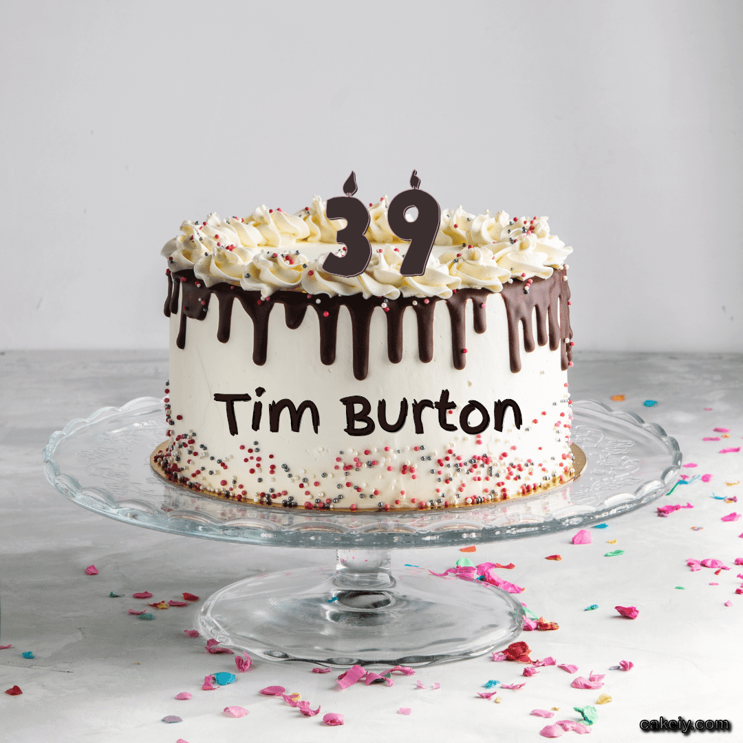 Creamy Choco Cake for Tim Burton