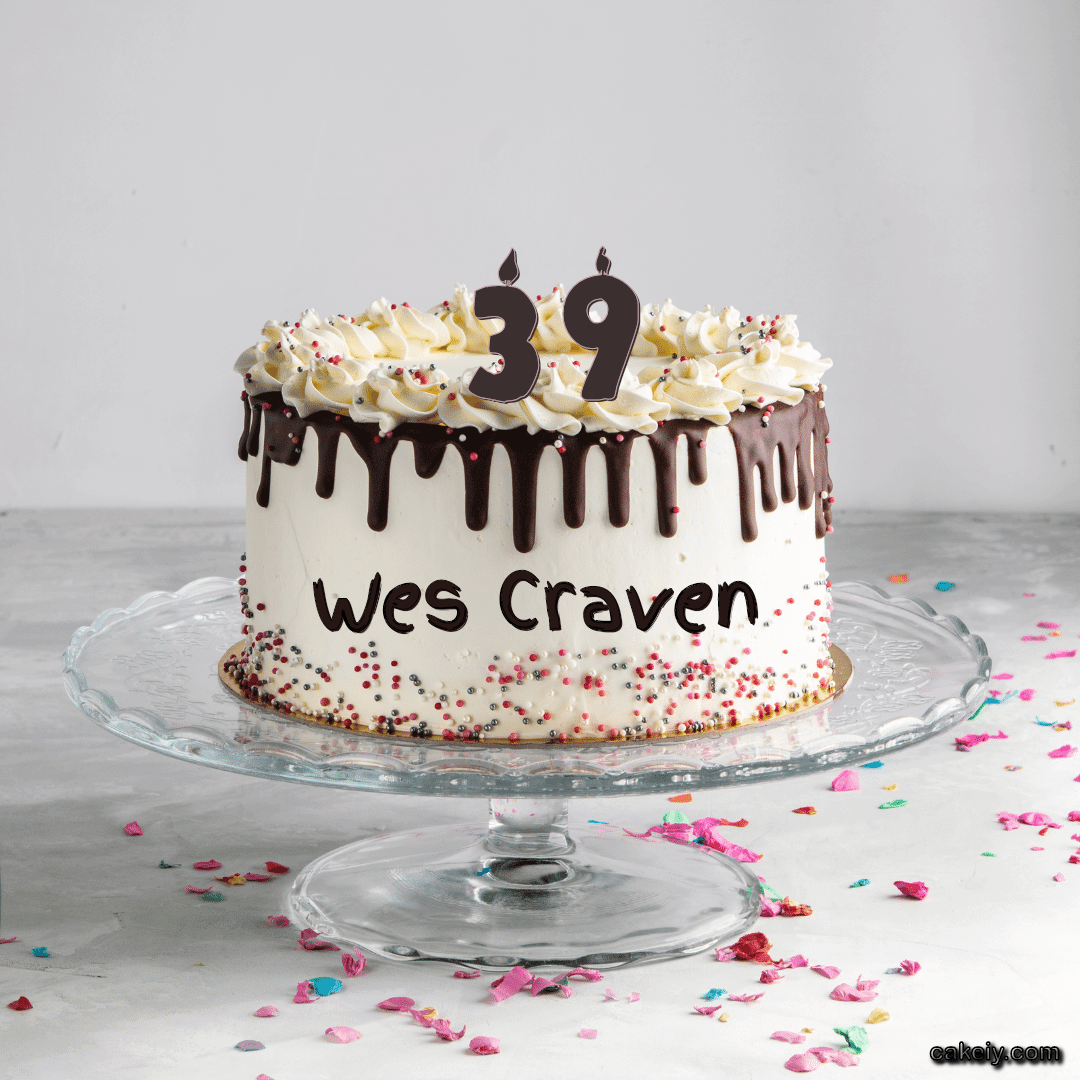 Creamy Choco Cake for Wes Craven