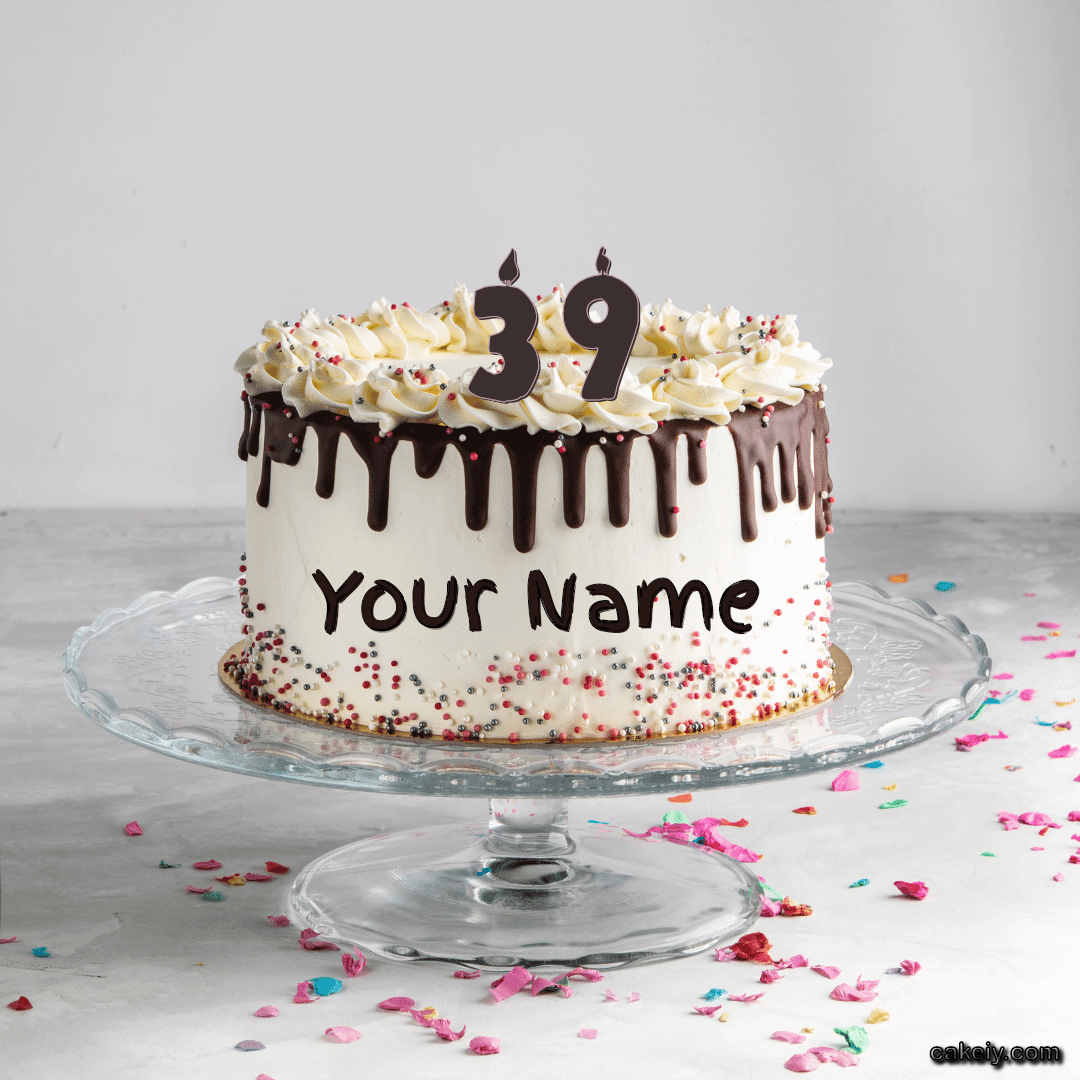 Creamy Choco Cake for Your Name