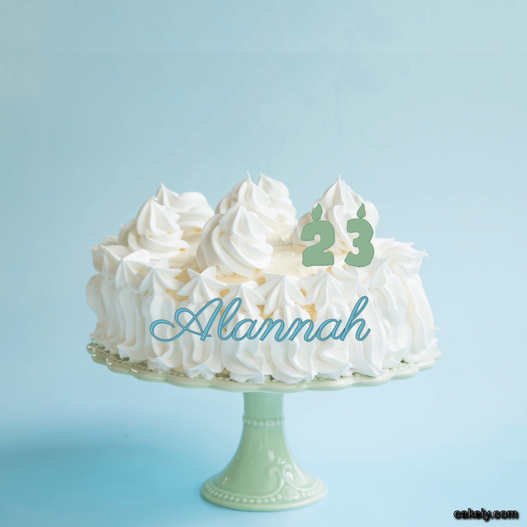 Creamy White Forest Cake for Alannah